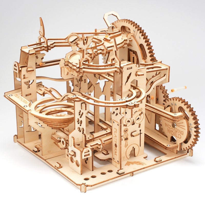 Mechanical Track Ball 3D Stereo Puzzle Stereo Model Ornament Educational Wooden Puzzle Kidsren'S Toys - Image 3